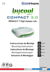 Dirna Bergstrom bycool green line COMPACT 3.0 Instructions De Montage