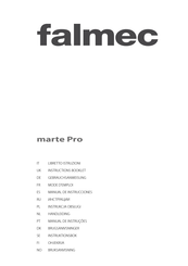FALMEC Marte Pro 90 ED Mode D'emploi
