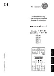 IFM Electronic ecomot200 DS2103 Notice D'utilisation