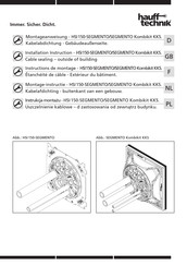 Hauff-Technik HSI 150-SEGMENTO Instructions De Montage