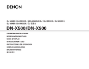 Denon DN-X500 Mode D'emploi