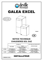 Deville Thermique GALEA EXCEL Notice Technique