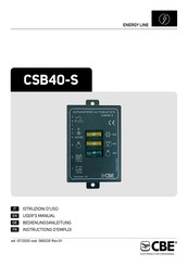 CBE CSB40-S Instructions D'emploi