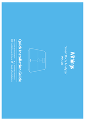 Withings WS-50 Guide D'installation