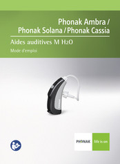 Phonak Solana M H2O Mode D'emploi