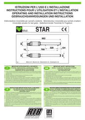 Rib STAR Instructions Pour L'utilisation Et L'installation