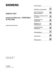Siemens IE/PB LINK PN IO Instructions De Service