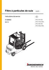 Jungheinrich DFG 316s Instructions De Service