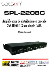 Satson SPL-2208C Mode D'emploi