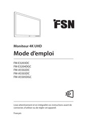 FSN FM-E3203DC Mode D'emploi