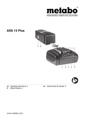 Metabo ASS 15 Plus Mode D'emploi