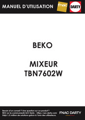 Beko TBN7602W Mode D'emploi