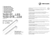 Trilux 7650 OT LED Série Instructions De Montage