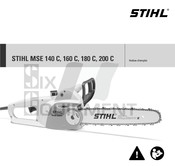 Stihl MSE 160 C Notice D'emploi