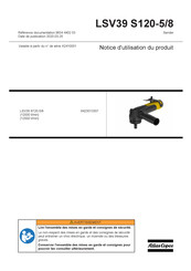 Atlas Copco LSV39 S120-5/8 Notice D'utilisation