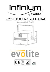 Evolite infinium 25 000 RGB FB4 Mode D'emploi