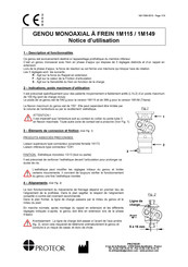 PROTEOR 1M149 Notice D'utilisation