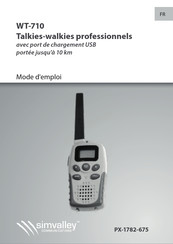 Pearl simvalley WT-710 Mode D'emploi