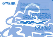 Yamaha Motor YFZ45YSSK 2019 Manuel Du Propriétaire
