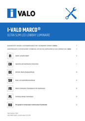 I-VALO MARCO Notice D'utilisation, D'installation Et De Maintenance