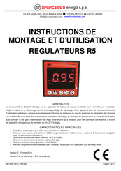 Ducati Energia R5 Instructions De Montage Et D'utilisation