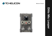 TC-Helicon Ditto Mic Looper Mode D'emploi