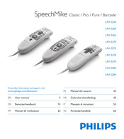 Philips SpeechMike LFH 5262 Manuel De L'utilisateur