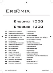 Collomix Ergomix 1300 Instructions D'utilisation