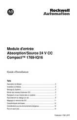Rockwell Automation Compact 1769-IQ16 Guide D'installation