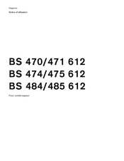 Gaggenau BS 485 612 Notice D'utilisation