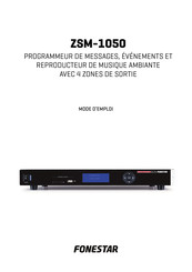 FONESTAR ZSM-1050 Mode D'emploi