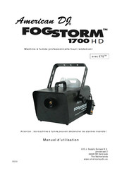 American DJ FOGSTORM 1700 HD Manuel D'utilisation