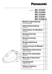 Panasonic MC-CG467 Instructions D'utilisation