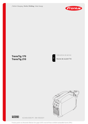 Fronius TransTig 210 Instructions De Service