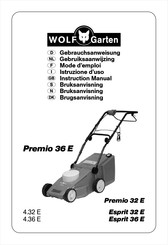 Wolf Garten 4.32E Mode D'emploi