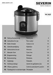 SEVERIN RK 2425 Mode D'emploi