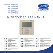 Carrier KJR-120C/TF-I Manuel D'utilisation