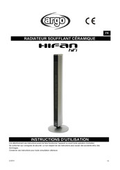 Argo HIFAN Instructions D'utilisation