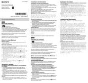 Sony NW-A25 Manuel D'instructions