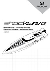 ProBoat SHOCKWAVE PRB0650 Manuel De L'utilisateur