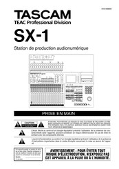 Tascam SX-1 Mode D'emploi