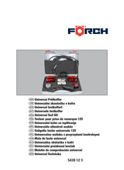 Forch 5439 12 3 Mode D'emploi