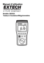 Extech Instruments 380363 Mode D'emploi