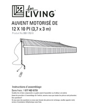 for Living 088-1763-0 Instructions D'assemblage