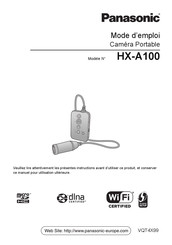 Panasonic HX-A100 Mode D'emploi