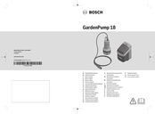 Bosch GardenPump 18 Notice Originale