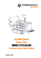 Timberwolf TW 230VTR Manuel D'utilisation