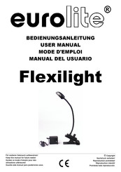EuroLite Flexilight Mode D'emploi