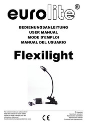 Eurolite Flexilight Mode D'emploi