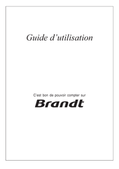 Brandt GI198 Guide D'utilisation